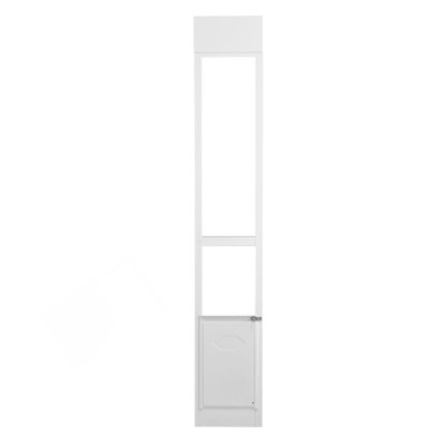 Dog Door For Sliding Glass Door 75 7/8"-80 11/16" Adjustable Height L