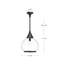Luminaire suspendu géométrique 1 lumière Hazel-66310761-66310762-95428213
