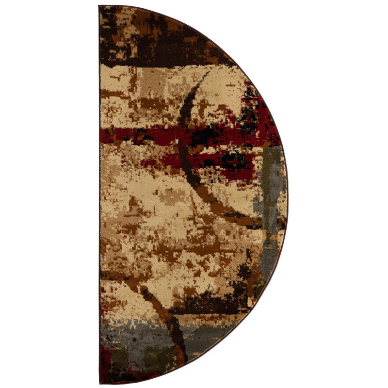 Trejo Abstract Indoor Rug, Rectangle 3' x 6'