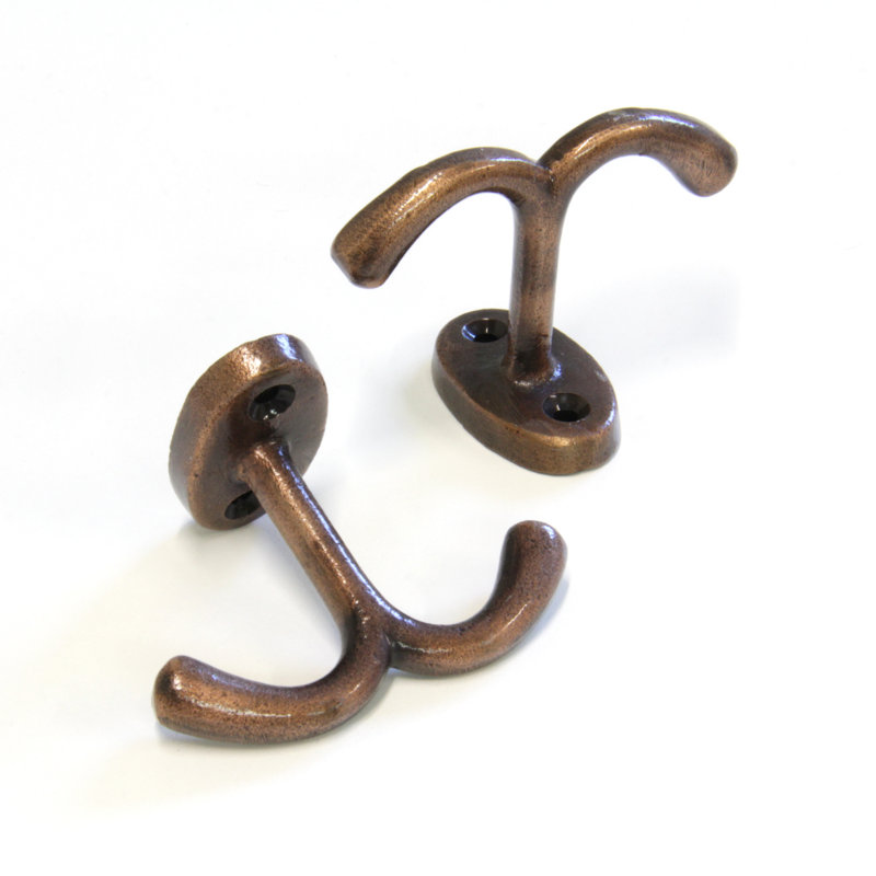 Iron Wall Wall Hook, Antique Copper