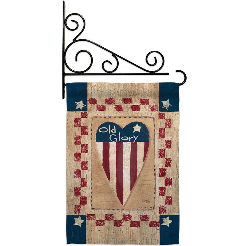 Ensemble de drapeaux en polyester 18,5 x 13 po Old Glory