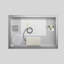Miroir de salle de bain rectangulaire à DEL sans cadre avec désembueur, à intensité variable et à variation de température de couleur l 40 po x H 28 po Streamline