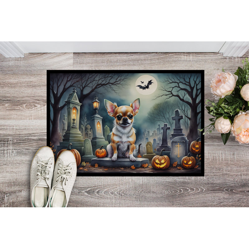 Tapis d'entrée / extérieur antidérapant Numayr 27 po x 18 po, L 18 po x L 27 po