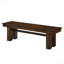 Banc transitionnel en bois
