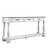 63Inch Long Wood Console Table With 3 Drawers And 1 Bottom Shelf For Entryway Hallway Easy Assembly Extra-Thick Sofa Table-1965623292