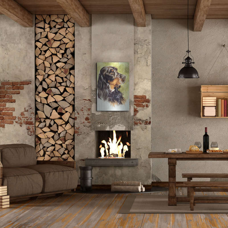 «Gordon Setter» par Barbara Keith, H 36 po x l 24 po