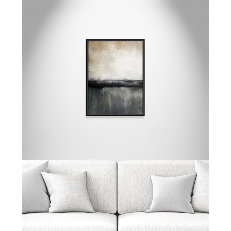 Sunset by Kimberly Allen, 25.5" H x 19.5" W x 2" D, Black Framed Canvas
