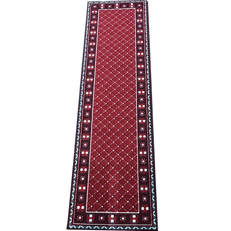 Ringgold Geometric Synthetic Non-Skid Kitchen Mat, Runner 1.11" x 7'