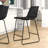 Liekele Upholstered Sled Base Bar Stool-2022301715-2022301714