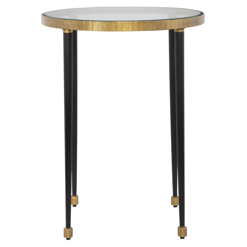 Toria Glass Tray Top End Table