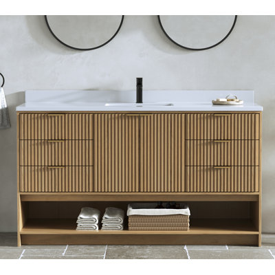 Ensemble de meuble-lavabo gris Maxbano 