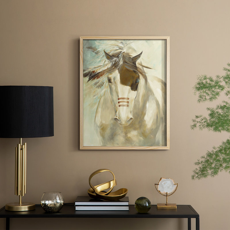 Warrior Framed Print - Solid Wood