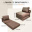 Canapé-lit pliable 3 en 1 à compression, tissu technique 86 cm, salon portatif moderne