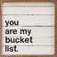 You Are My Bucket List Bold Whitewash-75033114