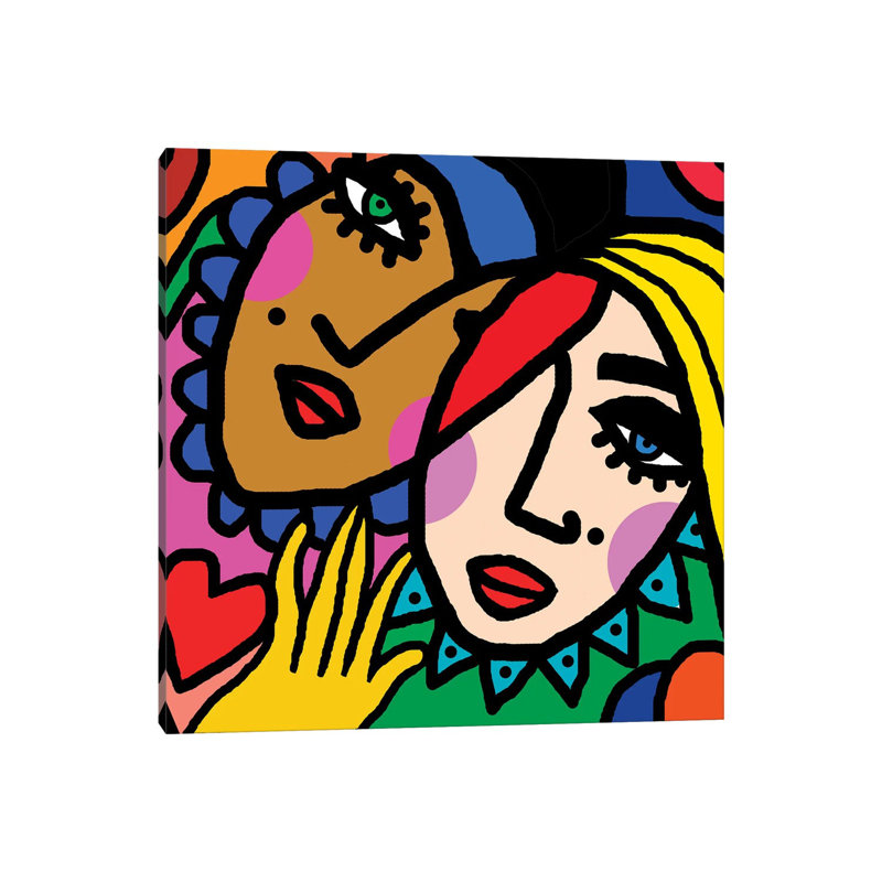 "Federica" par Art Mirano, impression sur toile tendue, H 12 po x l 12 po x P 0,75 po