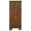 Stigham Burnished Oak Bookcase With 2-Door Cabinet