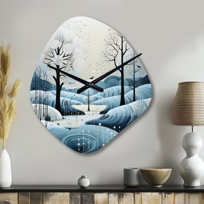 Horloge murale asymétrique scandinave Mucci