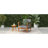 Acacia Wood Outdoor Club Chair With Handwoven Rope Accents & Curved Backrest - Water-Resistant Boho Patio Lounge Chair With Removable Cushions For Porch, Garden-135676363-135676404