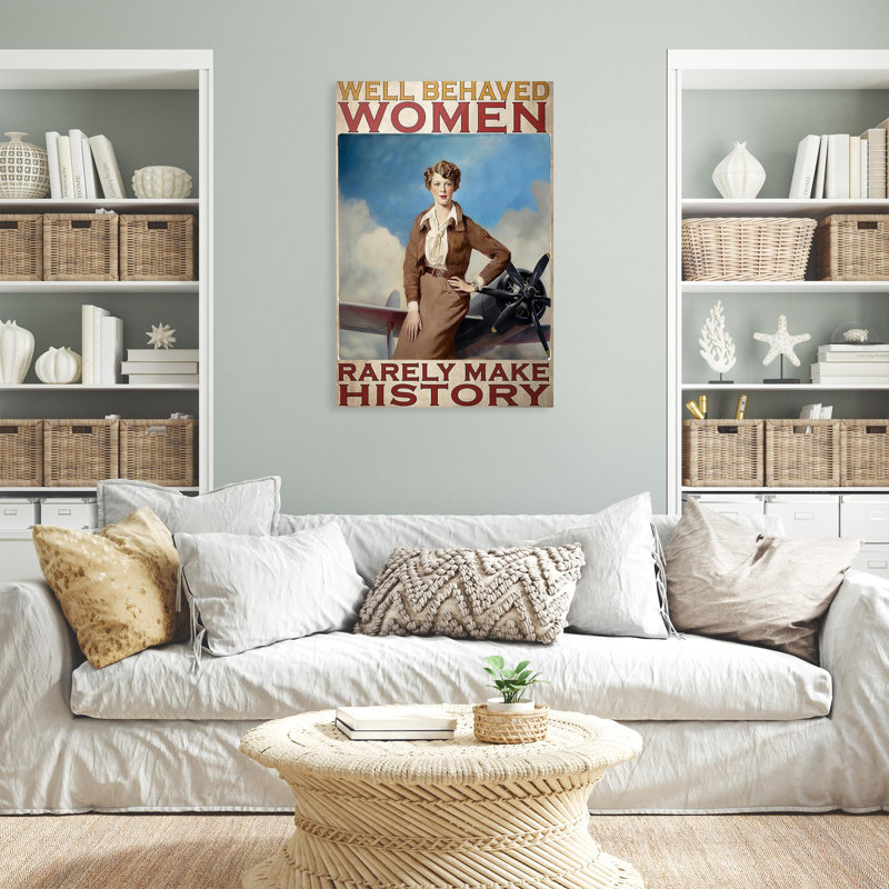Carinda Well Behaved Women, impression sur toile, H 36 po x l 24 po x P 1,25 po