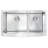 Elysian 35.88'' L Farmhouse / Apron Double Bowl Stainless Steel Kitchen Sink