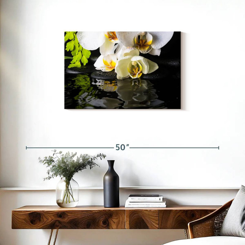 Harnek Delicate Zen Orchids, 20" H x 30" W