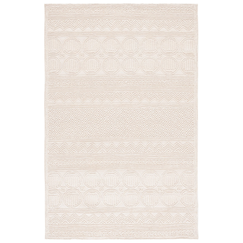 Tapis ivoire en laine touffeté à la main Southwell