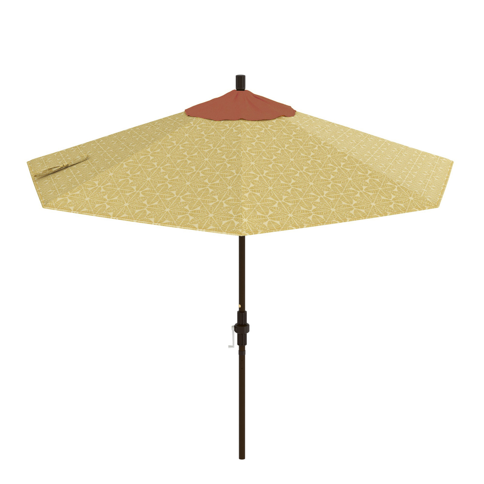 Santana 108'' Outdoor Umbrella, Palmetto Sawgrass - Pacifica Premium