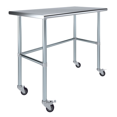 Table de travail en acier inoxydable