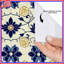 Rideaux de douche à motif floral-1814388197