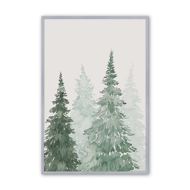 Whispering Spruce Shadows II, Encadrement ouvert, chrome poli, H 15,25 po x l 12,25 po