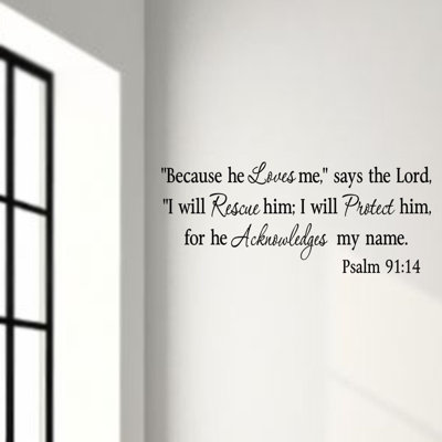 Text & Numbers Wall Decal