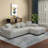 Luxurious Modular Sofa With Plush Foam And Ergonomic Design For Ultimate Comfort-1475391909