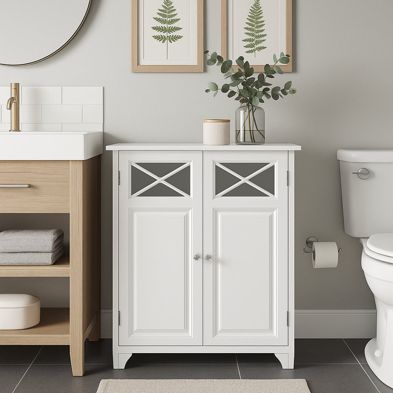 Armoire de rangement autoportante Woodley