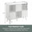 Storage Cube Organizer Sideboard Console Table with 3 Cubbies and 3 Cabinets-444108821