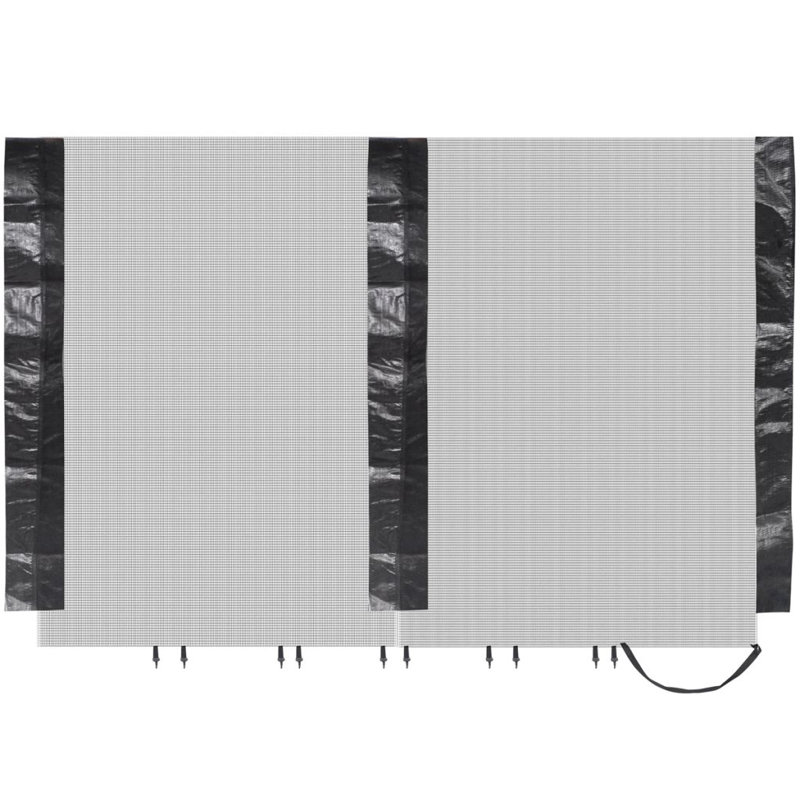 VidaXL 180cm Replacement Safety Net Compatible With 10cm Square/Rectangle Trampoline, 180cm H x 310cm W x 310cm D