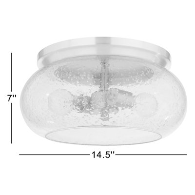 Plafonnier encastré 2 lumières 14,5 po 