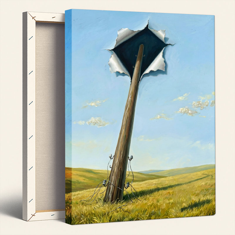 Ensemble de 1 tableau sur toile « Ciel déchiré », 30"H x 20"W, Wrapped Canvas