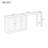 Innovative Sideboard That Effortlessly Converts Into A Dining Table And Adjustable Pull-Out Top For Flexible Use-842261454