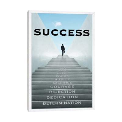 Staircase To Success - Print on Canvas