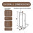 Framed Bi-Fold Pivot Folding Shower Door