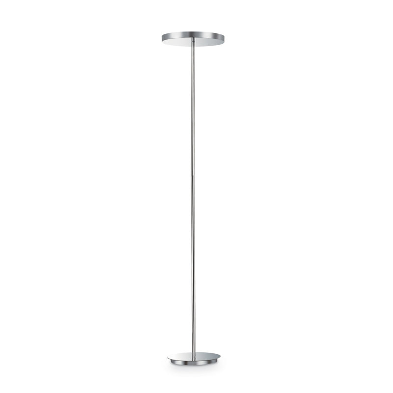 Lampe sur pied traditionnelle 71,26 po Sorrento, Chrome
