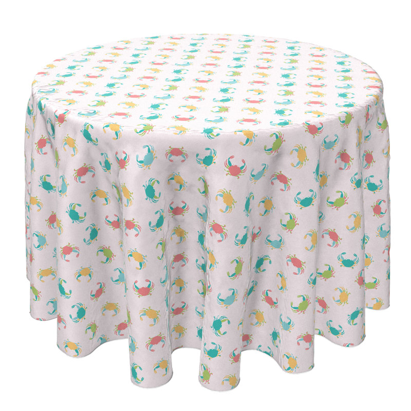 Round Cotton Twill Tablecloth