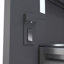 ZLINE 60 po 32,2 pieds cubes Réfrigérateur à congélateur inférieur encastré à porte française avec distributeur d'eau et machine à glaçons avec intérieur gris graphite (GRBIV-60)