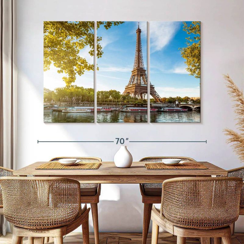 Sebbie Paris Tower, 42" H x 65" W