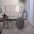 Cotton Upholstered Round Pouf Ottoman-1508630644