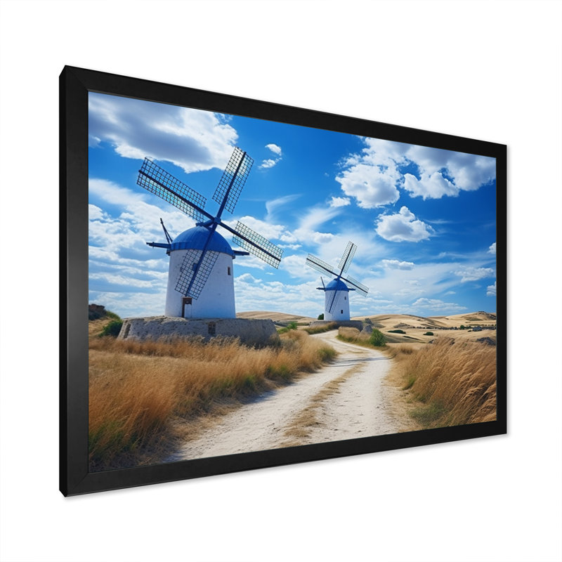 Reproduction sur toile Koleen, H 16 po x l 32 po x P 1 po, Cadre simple noir