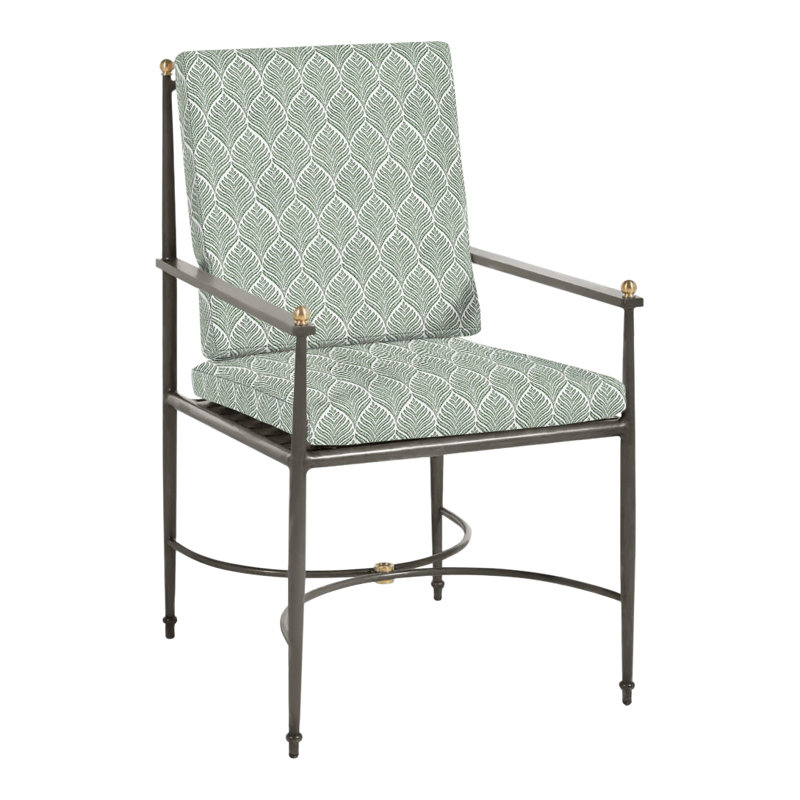 Roma Patio Chair with Cushions, No Welt, Perigold Linnaeus Spring