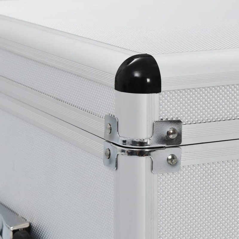 3 Piece Toolbox Set, Silver