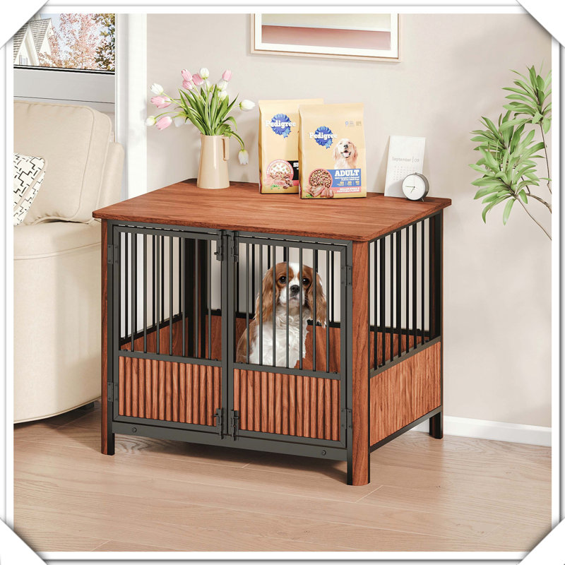 Table de bout décorative pour chien, H 30,31 po x l 29,92 po x P 43,3 po