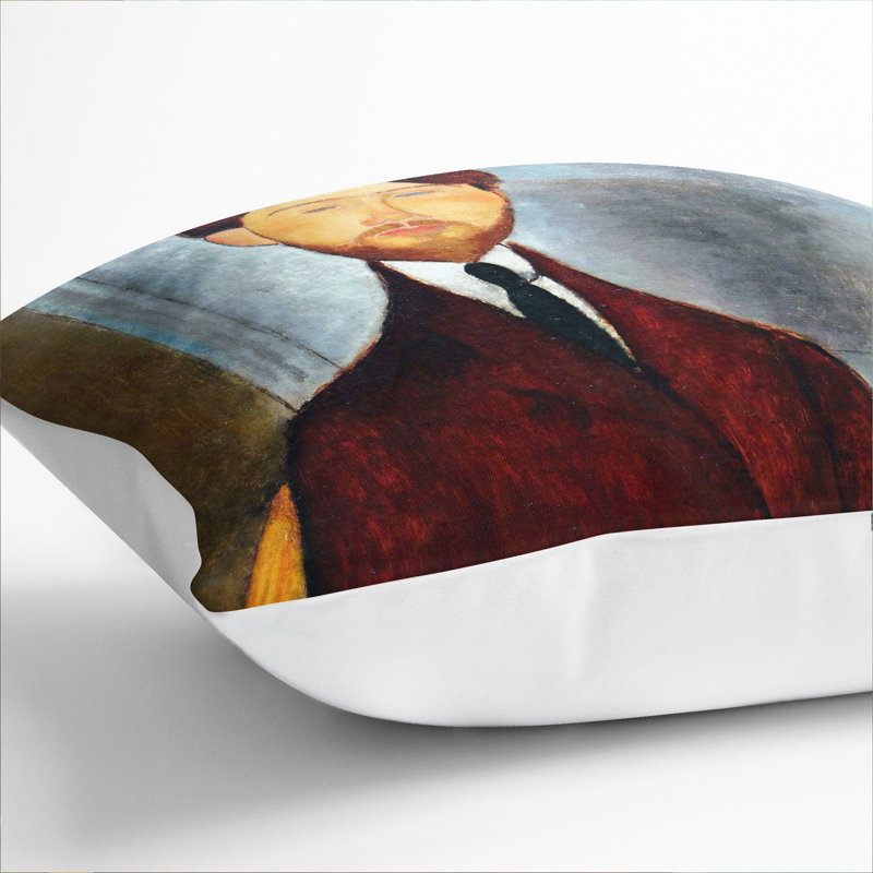 Square Cushion, 40cm H x 40cm W x 15cm D, White